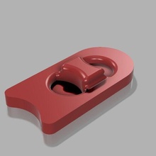 ch pró pedal fechadura faça 3d print model - Mito3D