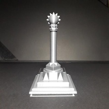 chacamarca obelisco - jun n el perú de la arquitectura monumento junín 3d print model - Mito3D