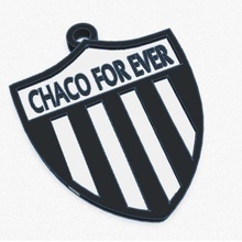 chaco keychain key ring football 3d print model - Mito3D