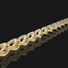 chain 002 jewelry jewelry chain gold white gold silver 3d print model - Mito3D