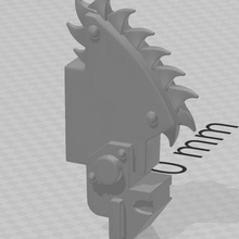 catena baionetta gioco horus eresia 40k canaglia commerciante warhammer oldhammer spazio marines 3d print model - Mito3D