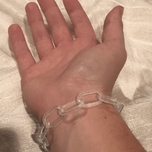 bracelete chain jóias um pedaço de impressão imprimir lugar dlp sla cadeia pulseira 3d print model - Mito3D