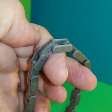 bracelete chain da pulseira vários 3d print model - Mito3D