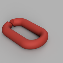cadena Enlaces eslabones Moda enlace rígido collar 3d print model - Mito3D