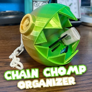 chain chomp desk organizer 3d print model - Mito3D
