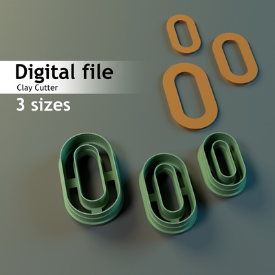 zincir kil kesici polimer kurabiye kalıbı kesiciler 3d print model - Mito3D