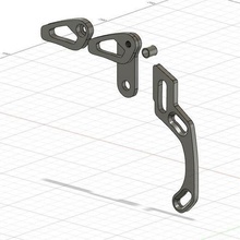 Kette leiten mtb Umwerfer Aufhänger Kettenführung Stengel Galgen Fahrrad Enduro bergab Zimmer komponieren Vtt 3d print model - Mito3D