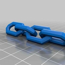 chain link design - print place chainlink learning 3d print model - Mito3D