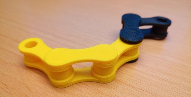 Zincir bağlantı kıpır oyun zincir mekanik oyuncaklar işlevsel 3d print model - Mito3D