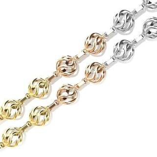 chain links crimping pendant pending link jewel jewelry said bright stones gems gold impresion3d 3d print model - Mito3D