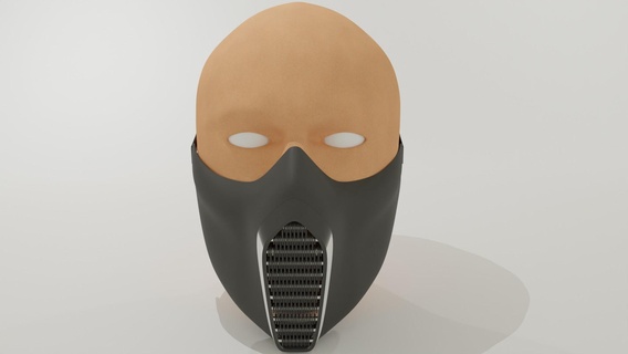 Kette Maske cvt Design 3d print model - Mito3D