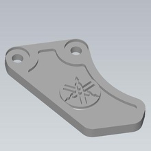 Zincir koruma yüzgeç xtz750 3d print model - Mito3D