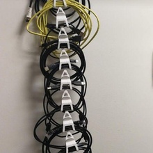 zincirli kordon askı kablo Kulp destek yönetim kablolar sahipleri depolama organizasyon 3d print model - Mito3D