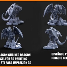 zincirli Ejderha stl oyun atölyesi casteressstl orklar 3d devler minis iblisler boya Warhammer baskılar izlenim 3d print model - Mito3D