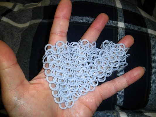chainmail fabric 3d print model - Mito3D