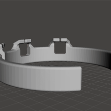 cota malha manopla pulseira peça 1 3 moda 3d print model - Mito3D