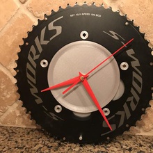 chainring clock 5x130mm aero time trial various bicycle bike mount wall sport outdoors 3d print model - Mito3D