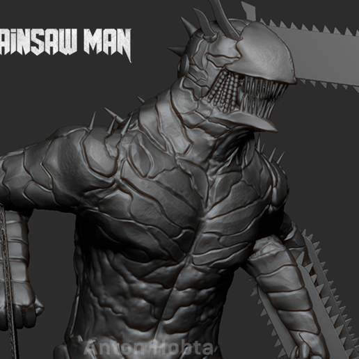 chainsaw man demon form 3D print model - Mito3D