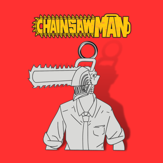 chainsaw man keychain earrings pochita chainsaw man anime otaku keychain keychain chainsaw power  3d print model - Mito3D