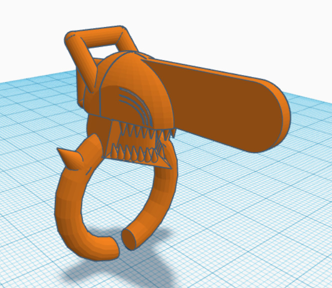 Kettensäge Ring Teufel Anime Manga 3D print model - Mito3D