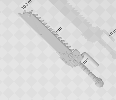 espadas 1 18 escala personalizadas espaço marinho espada cadeia 118 3d print model - Mito3D