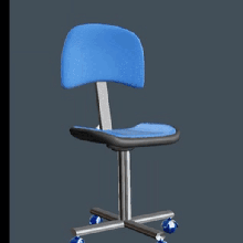 chair architecture poly house office 3d print model - Mito3D