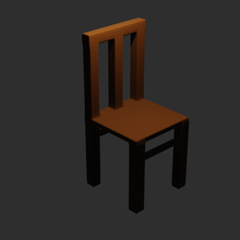 cadeira 3d print model - Mito3D