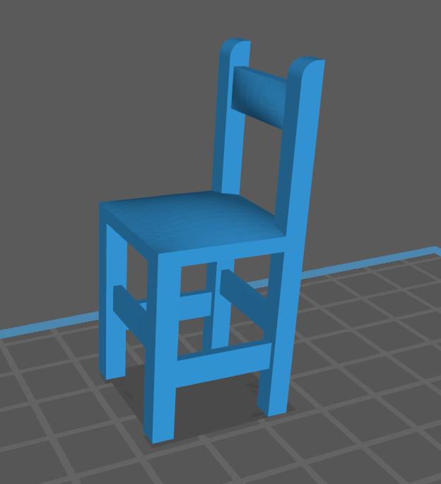 chair 3D print model - Mito3D