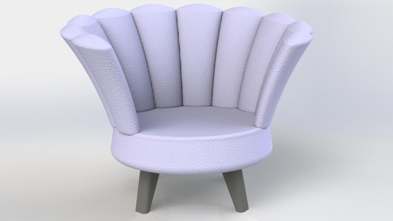 chair household 3d print model - Mito3D