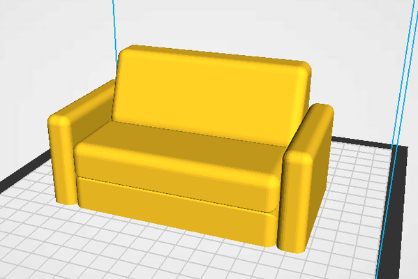 sandalye yaşayan 3d print model - Mito3D