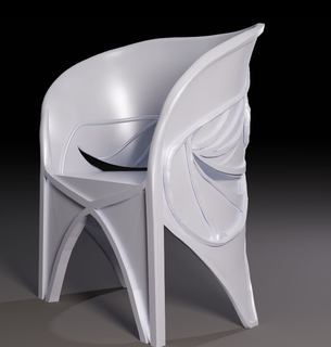 cadeira seat tamanho natural chair diorama madeira chique sofá mobília casa assento livre 3d ender3 ender 3 3d print model - Mito3D