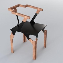 chaise 1021 3d modèle architecture meubles bois chambre siège intérieur forêt table 3dsmax autocad croquis rhinocéros architectural décoration nature 3d print model - Mito3D