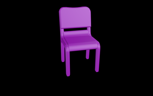 sedia 2 sedia 2 sedia sedia modello miniatura mobilia 3d print model - Mito3D
