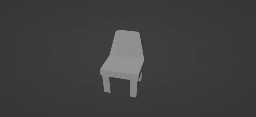 chaise 3d modèle accueil maison chaises poly salon 3d print model - Mito3D