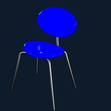 chair 3d model obj architecture 3d print model - Mito3D