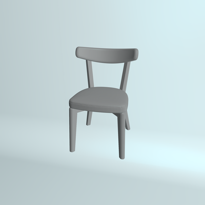 chair 51 cadeira maquete miniatura mobiliar printable 3d print model - Mito3D