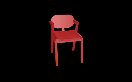 silla 5 silla 5 silla silla modelo miniatura muebles 3d print model - Mito3D