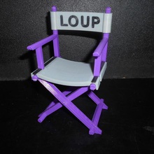 chaise de cinéma gadget le mobilier kit prise vue 3d print model - Mito3D