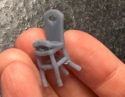 chair mimic 32mm scale remix 32mm chair dnd dungeons dragons furniture mimic miniature monster pathfinder tabletop tabletop gaming trap toy  3d print model - Mito3D