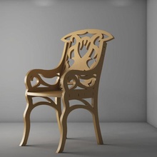 chair puzzle various art toy 3d print model - Mito3D