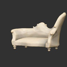 chaise lounge Spiel Requisiten Fabel Chaiselongue 3d print model - Mito3D