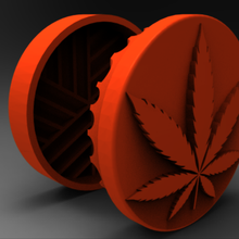 chala hachoir broyeur cannabis 420 3d print model - Mito3D