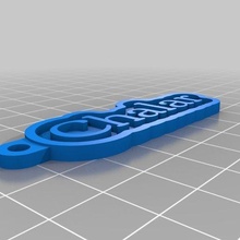 chalar takı özelleştirilmiş anahtarlık 3d print model - Mito3D