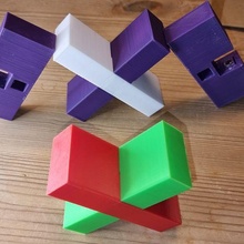 défi Jeu 3d puzzle imprimé vincis hélicoptère facile impression imbriqué jouer jouet jouets puzzles 3d print model - Mito3D