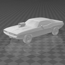 challenger car 3d print model - Mito3D