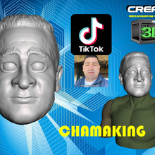 chamaking Ticker Kopf 3d print model - Mito3D