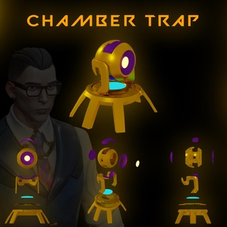 chamber trap valorant cosplay chamber chamber trap trap valorant trap valorant riot riot games agents trap chamber chamber camera chamber cam  3d print model - Mito3D