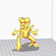 chameleon verschiedene 3d print model - Mito3D