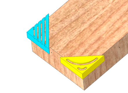 chamfer radius tools tool drawing woodworking machining wood metal plastic 3d print model - Mito3D
