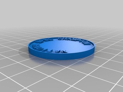 champion customized coins badges 3d print model - Mito3D